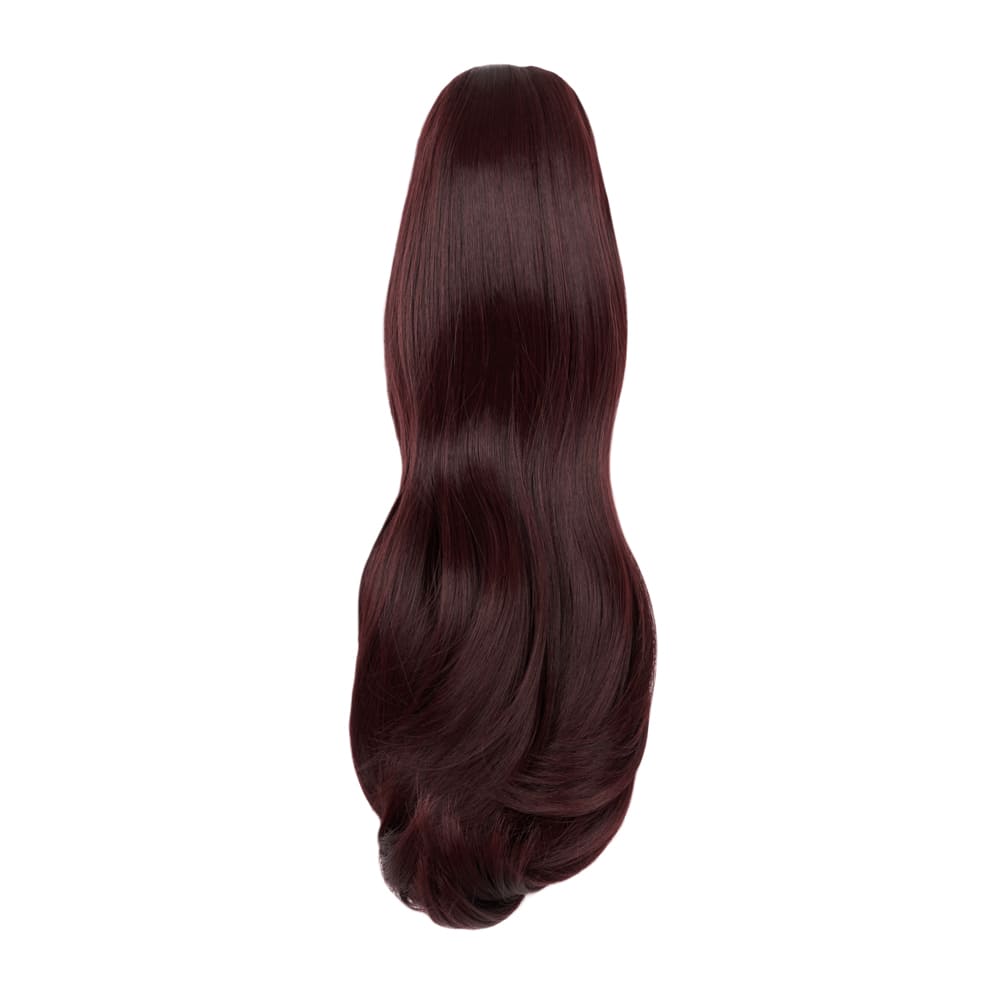 20 Inch Popular Length Clip-in Ponytail Extension in colour Plum