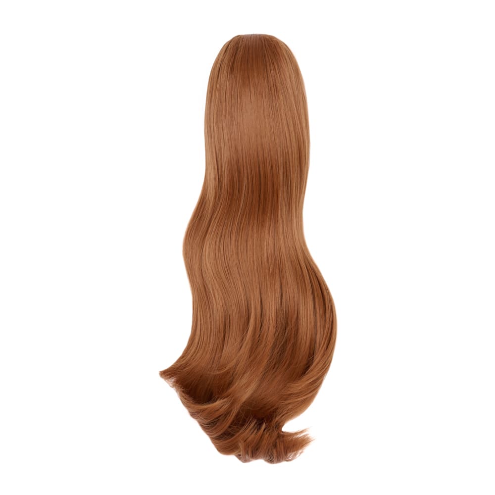 20 Inch Popular Length Clip-in Ponytail Extension in colour Copper