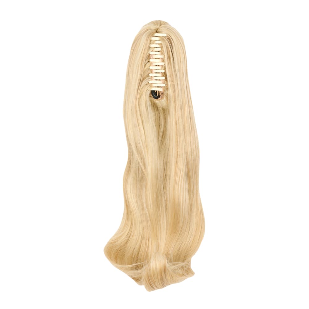 20 Inch Popular Natural Wave Claw Clip-in Ponytail Extension in colour UK Blonde