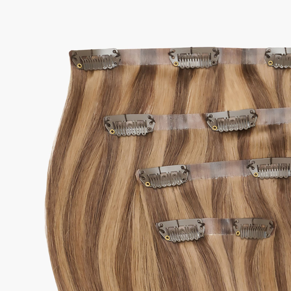 Stranded Baby Bronde Light Brown Blend 14" Seamless Human Hair Extensions