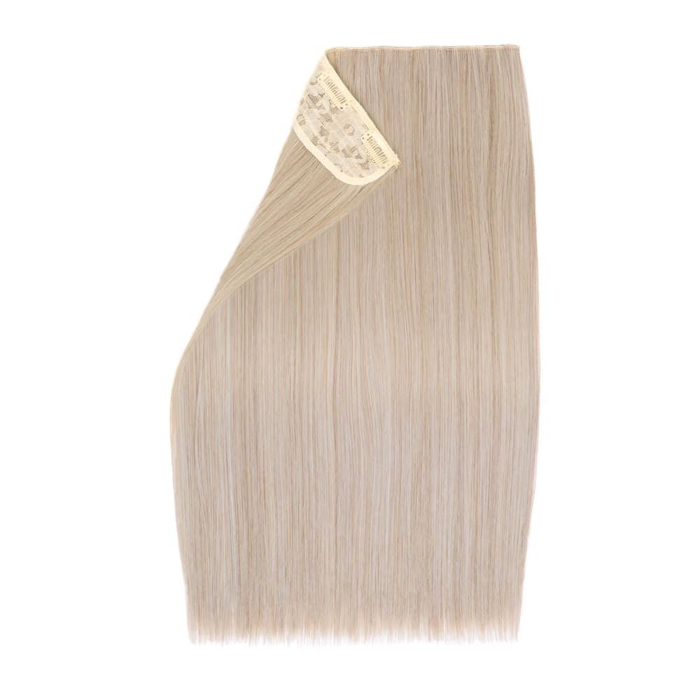 Stranded 20 Inch One Piece European Straight Clip-in Hair Extension - Colour Grey