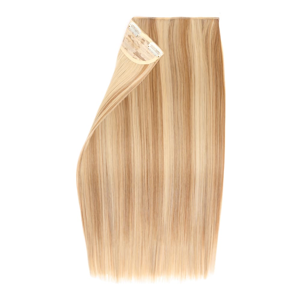 Stranded 20 Inch One Piece European Straight Clip-in Hair Extension - Colour Medium Blonde