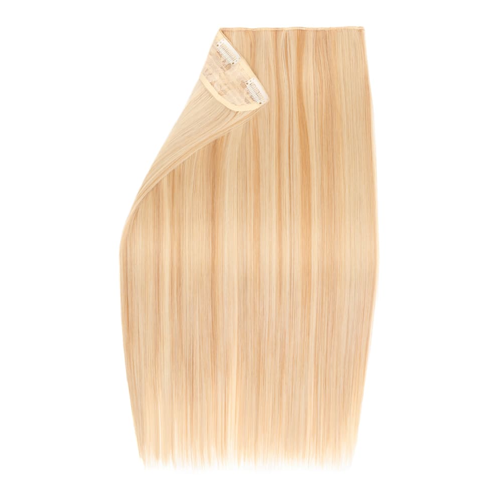 Stranded 20 Inch One Piece European Straight Clip-in Hair Extension - Colour Strawberry Blonde