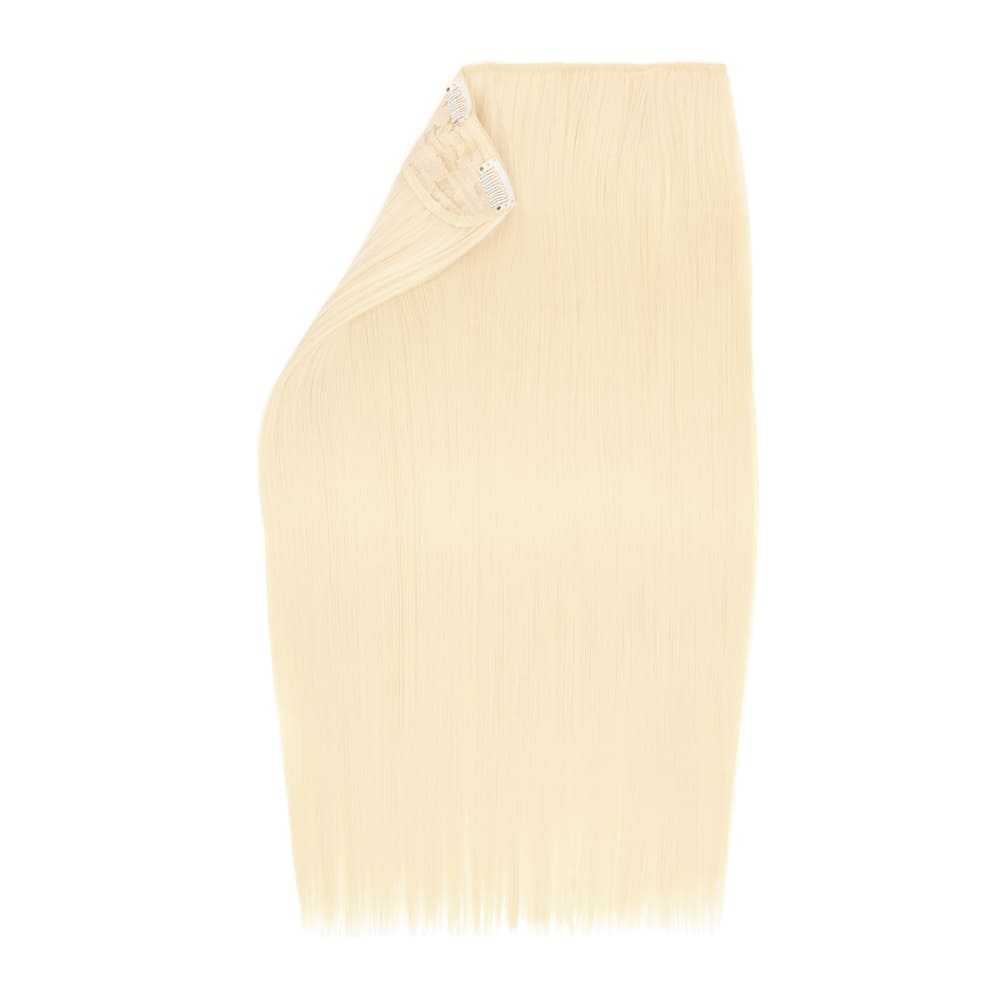 Stranded 20 Inch One Piece European Straight Clip-in Hair Extension - Colour Warm Blonde