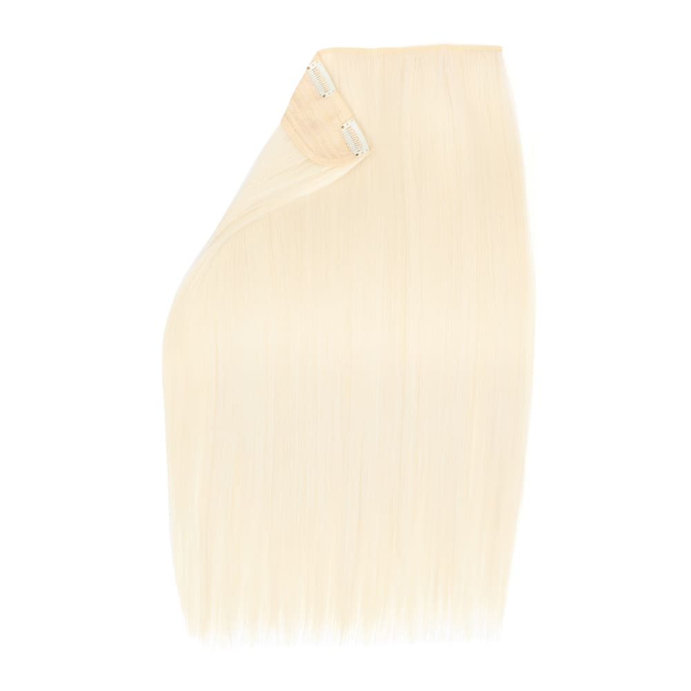 Stranded 20 Inch One Piece European Straight Clip-in Hair Extension - Colour Platinum Blonde
