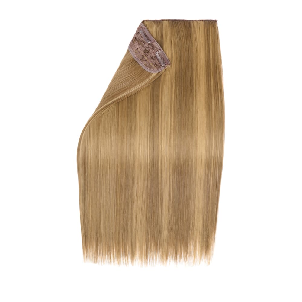Stranded 20 Inch One Piece European Straight Clip-in Hair Extension - Colour Mousy Brown