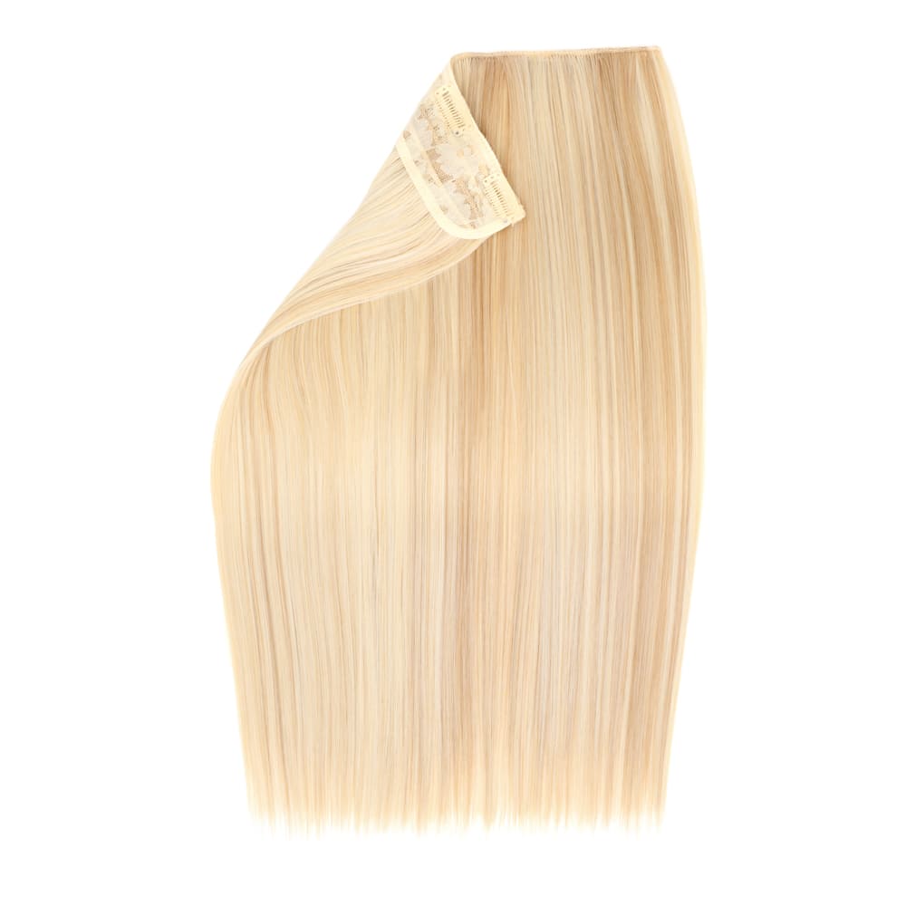Stranded 20 Inch One Piece European Straight Clip-in Hair Extension - Colour UK Blonde