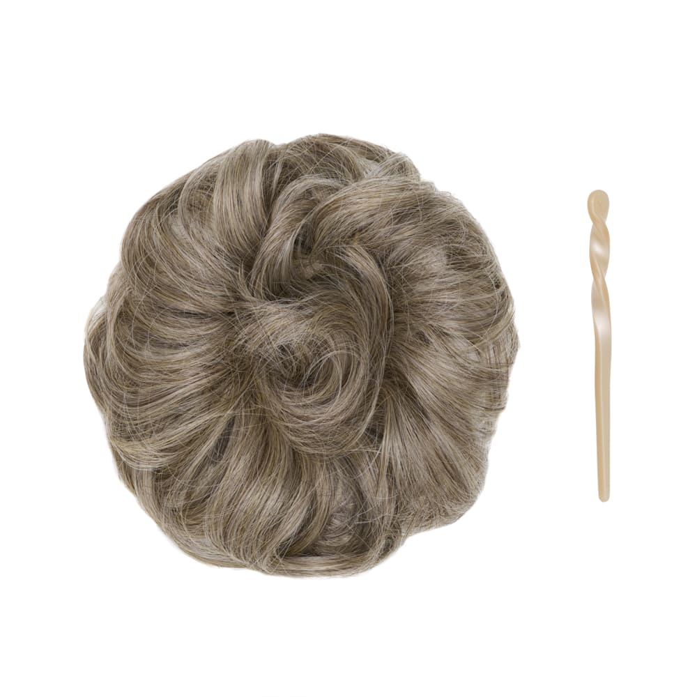Stranded Easy Updo Mini Messy Scrunchie Bun in colour Dark Grey