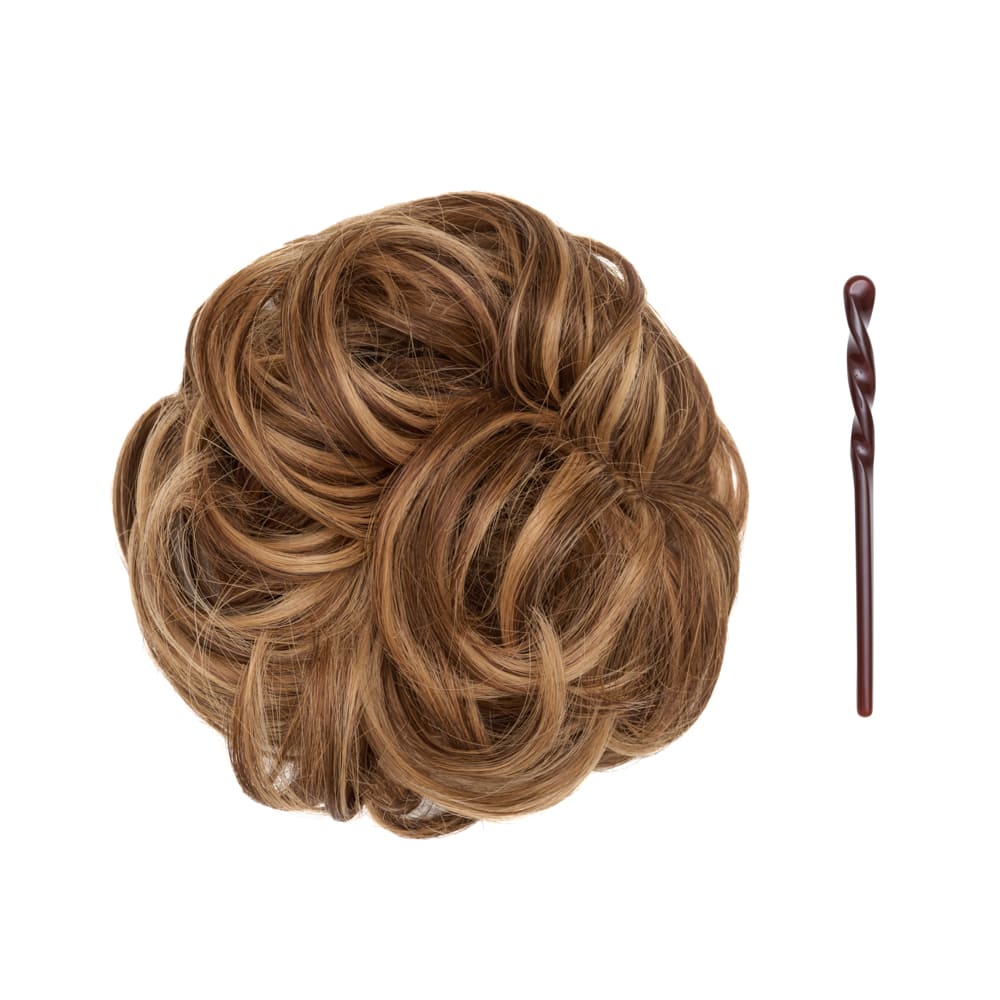 Stranded Easy Updo Mini Messy Scrunchie Bun in colour Honey Blonde