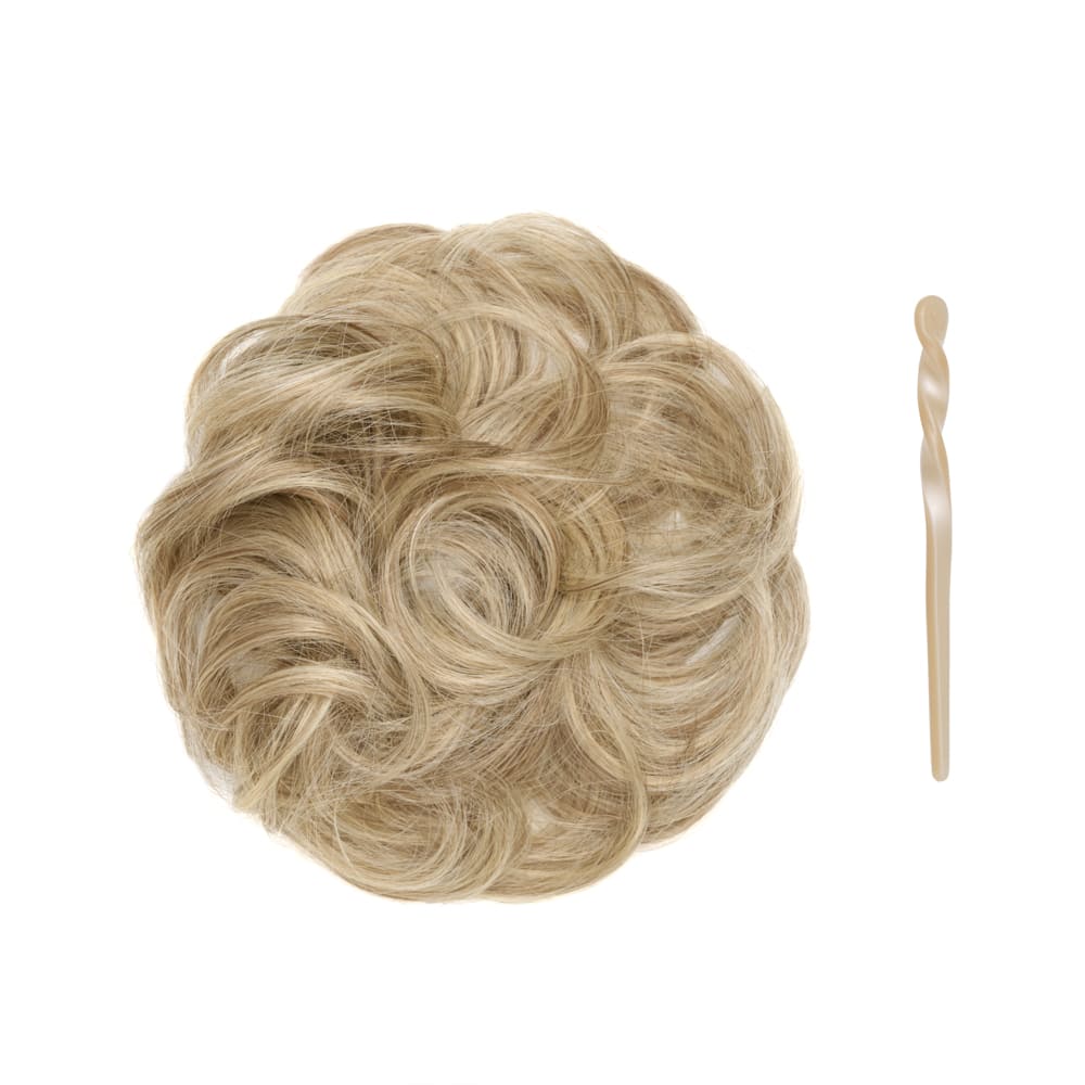 Stranded Easy Updo Mini Messy Scrunchie Bun in colour Mixed Blonde