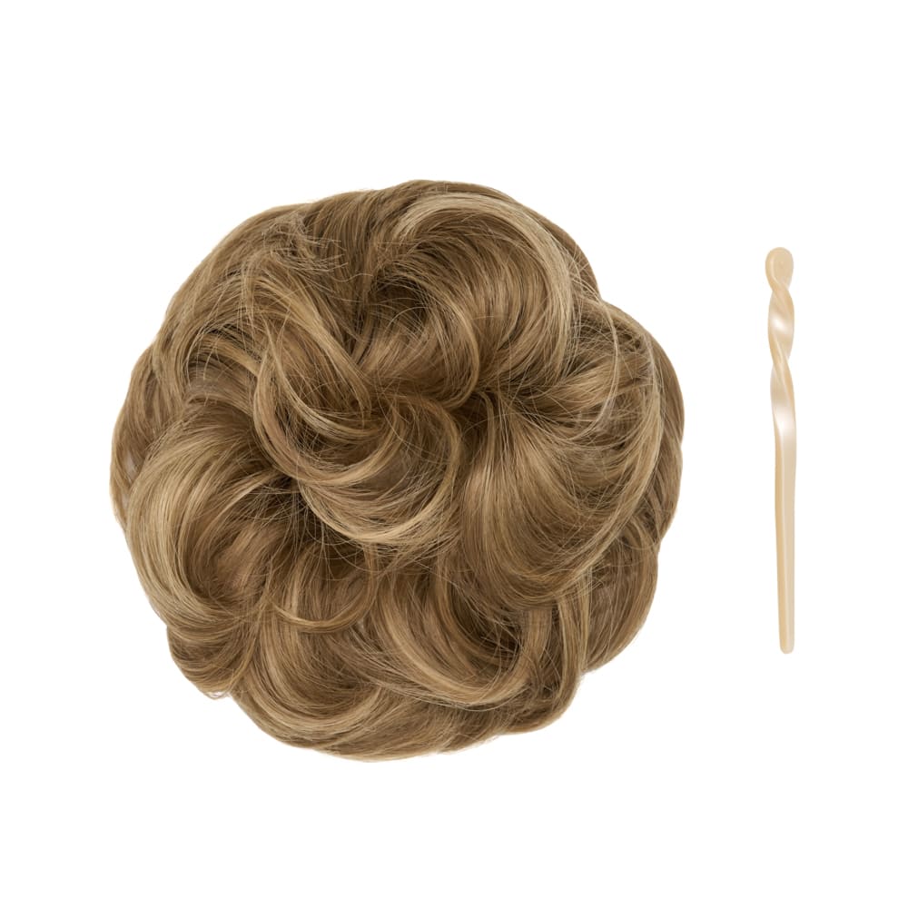 Stranded Easy Updo Mini Messy Scrunchie Bun in colour Mousy Brown