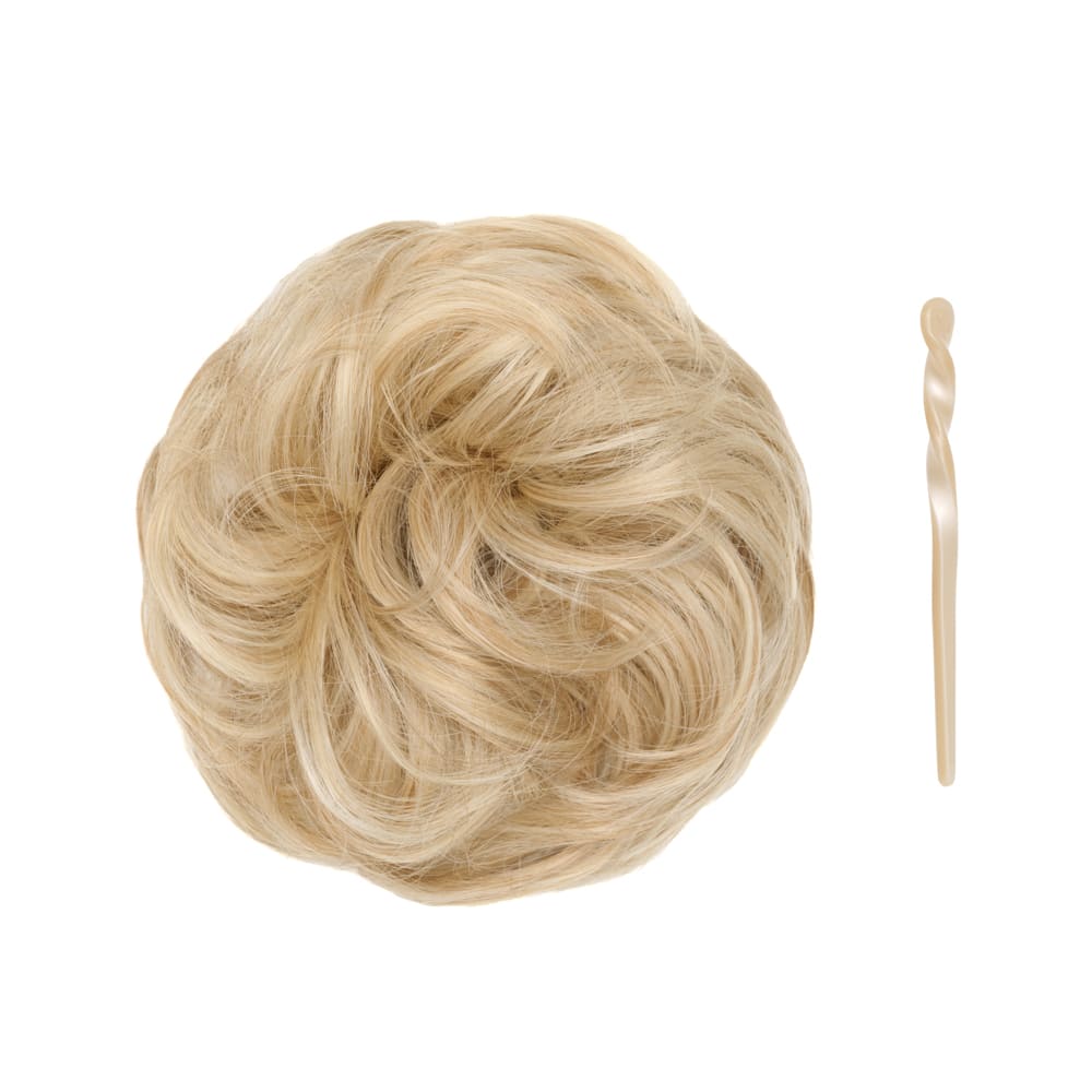 Stranded Easy Updo Mini Messy Scrunchie Bun in colour UK Blonde