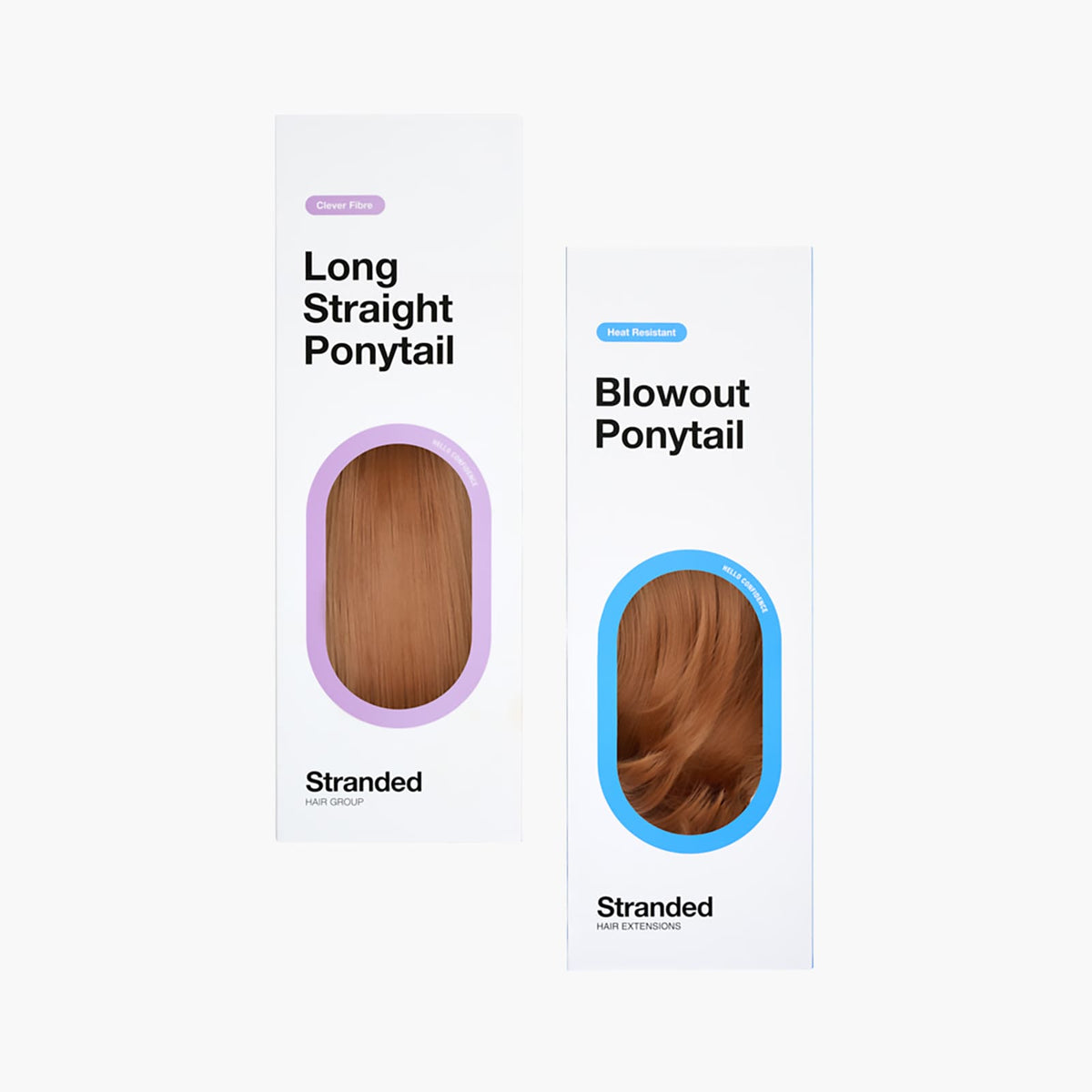 Stranded Long Pony Duo - Straight & Blowout in Primrose (#30)