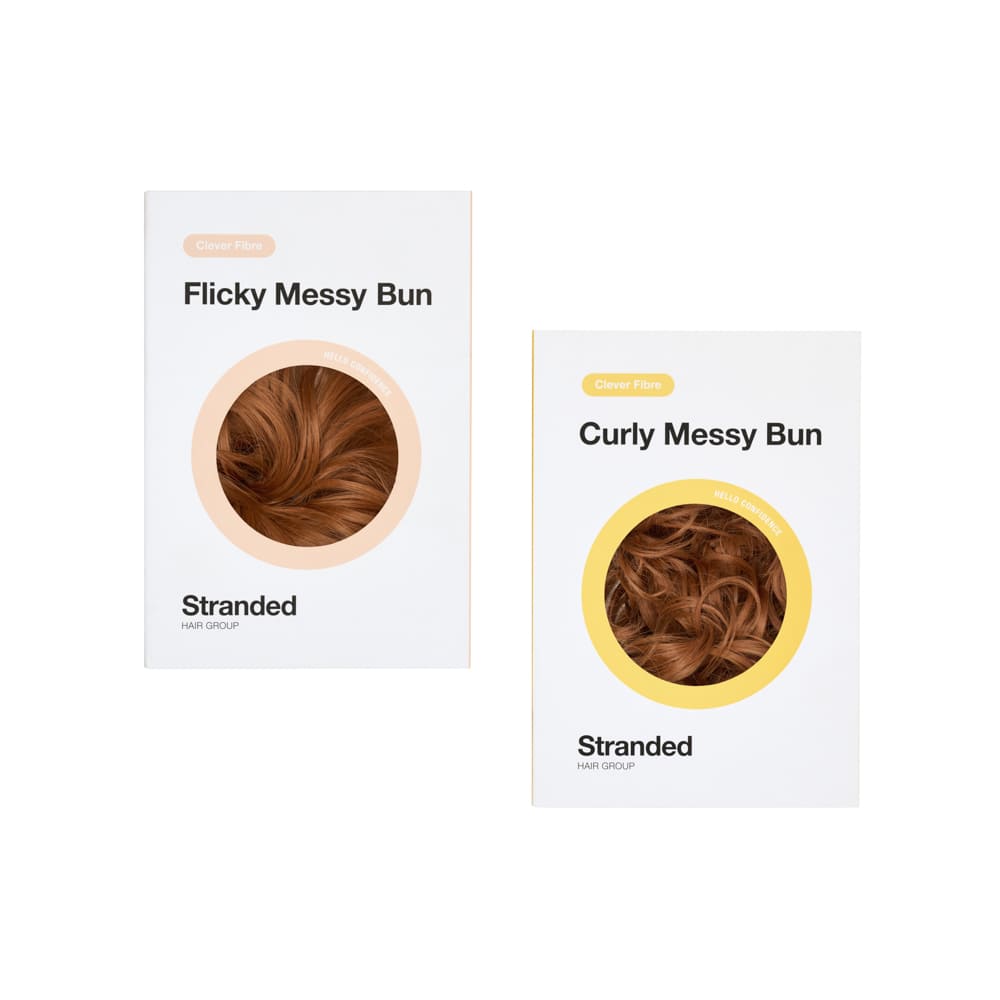 Buy 2 and Save - Messy Scrunchie Buns for everyday wear in colour Copper