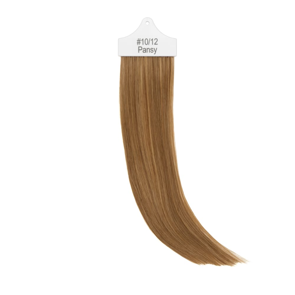 Stranded Hair Extension Sample for matching colour Mousy Brown