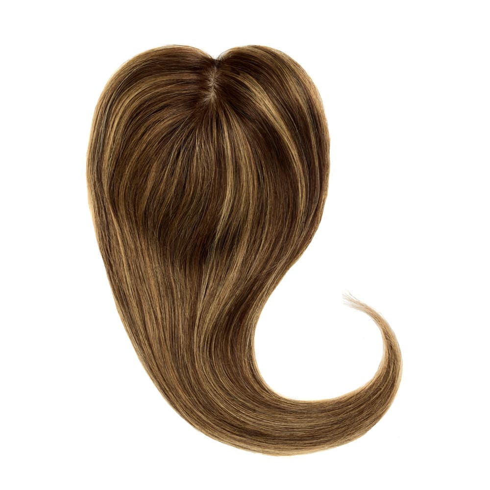 Stranded Dermablend Human Hair Topper - Colour #4/27 Coral Bells