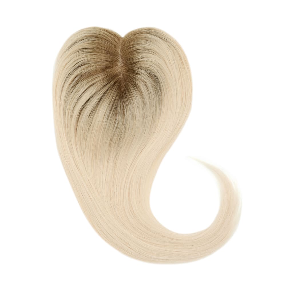 Stranded Dermablend Human Hair Topper - Colour #600 White Lily