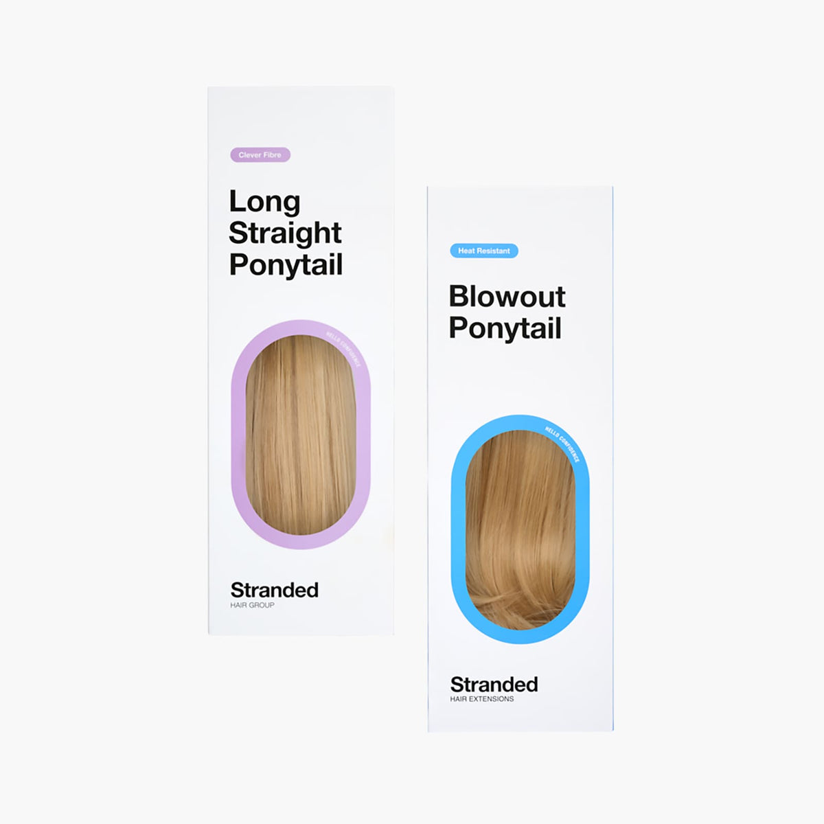Stranded Long Pony Duo - Straight & Blowout in Vanilla Bomb (#10/16)