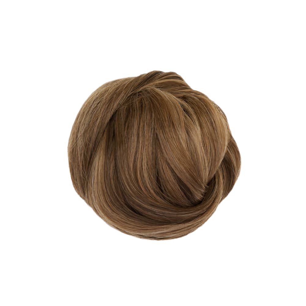 Stranded Super Easy Mum Bun - Easy Up do bun in colour Mixed Brown
