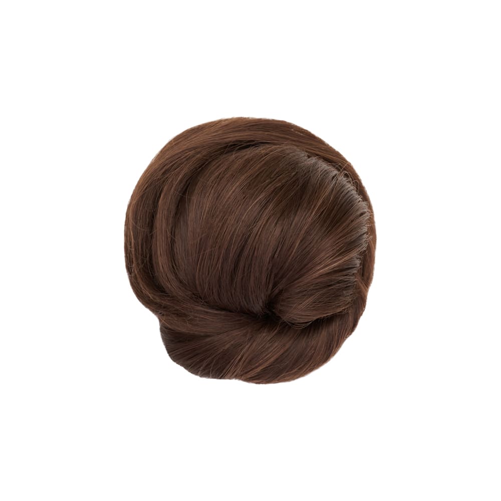 Stranded Super Easy Mum Bun - Easy Up do bun in colour Medium Brown