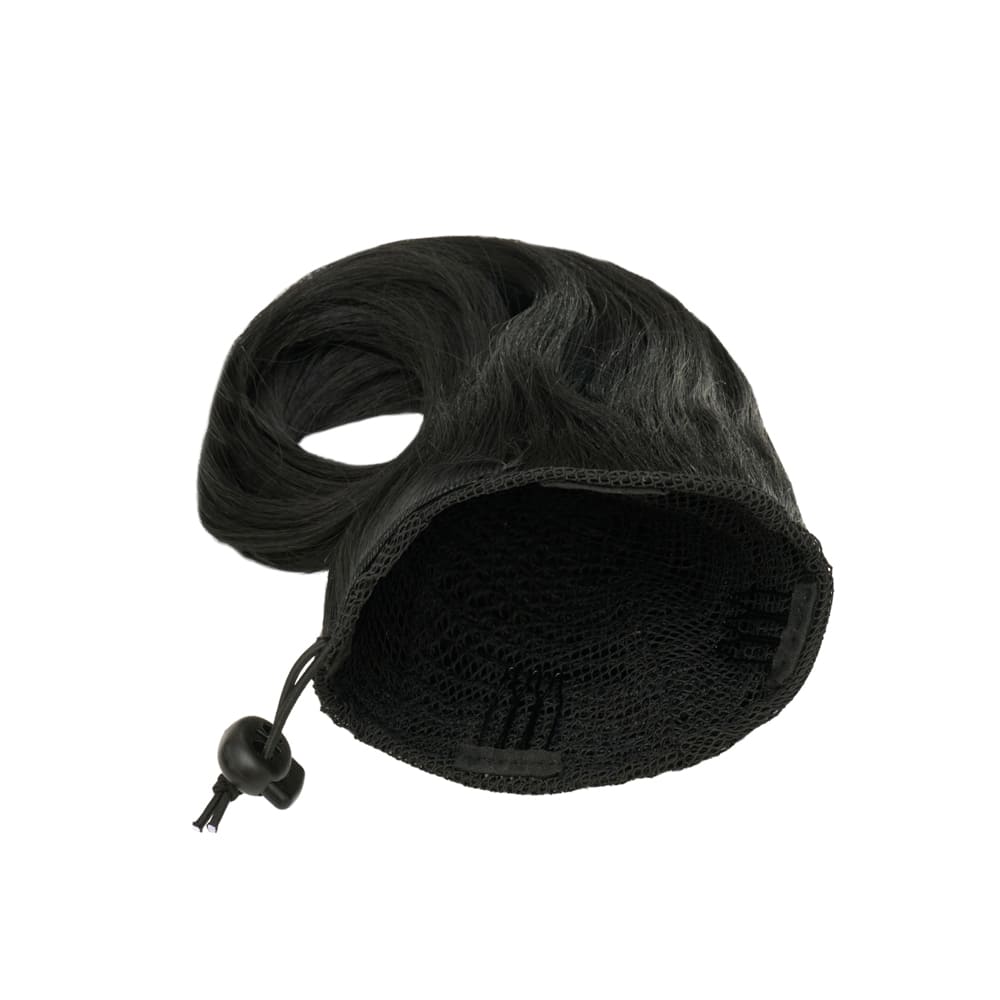 Stranded Super Easy Mum Bun - Quick And Easy Messy Bun in colour Jet Black