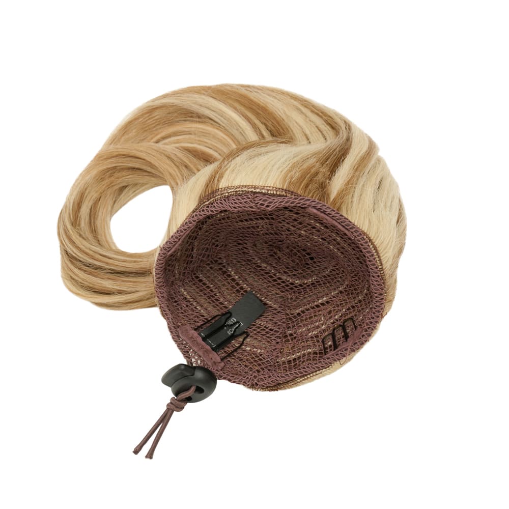 Stranded Super Easy Mum Bun - Quick And Easy Messy Bun in colour Highlighted Blonde
