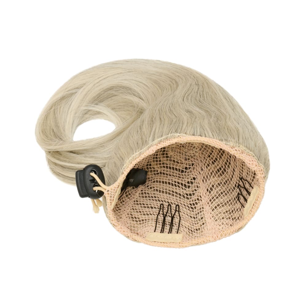 Stranded Super Easy Mum Bun - Quick And Easy Messy Bun in colour Light Grey