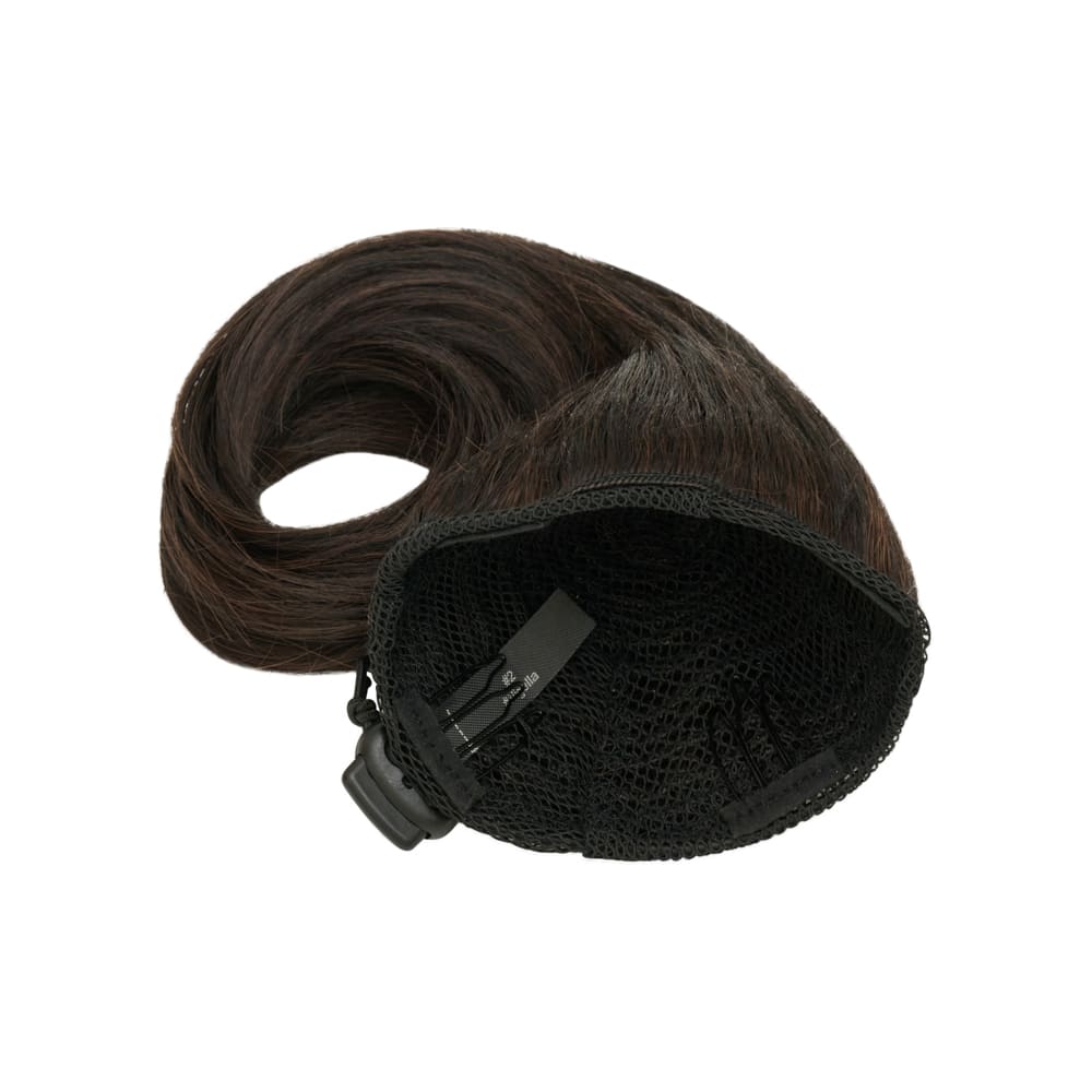 Stranded Super Easy Mum Bun - Quick And Easy Messy Bun in colour Dark Brown