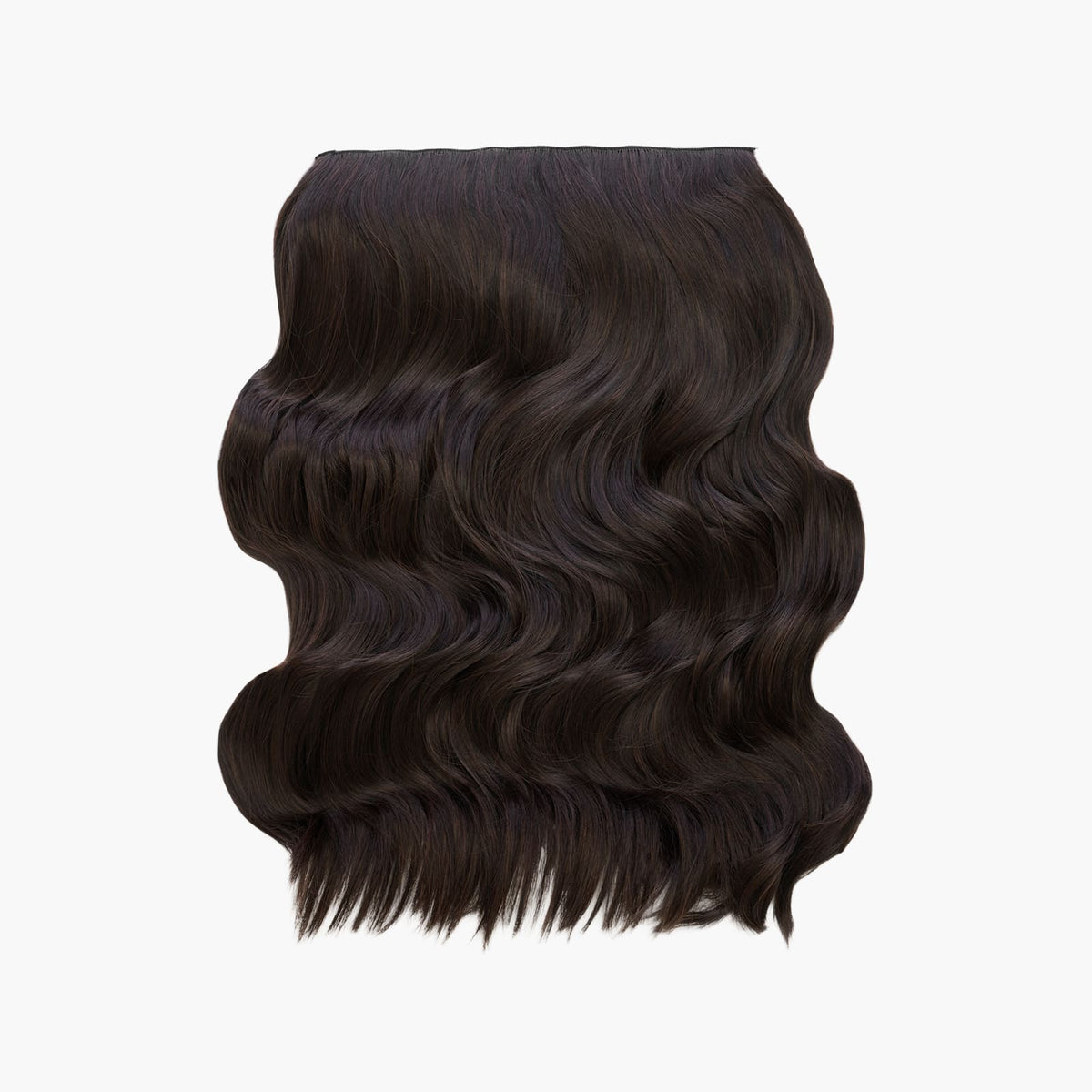 Stranded 20" One Piece Wand Wave Clip-in Hair Extension in Nigella (#2)
