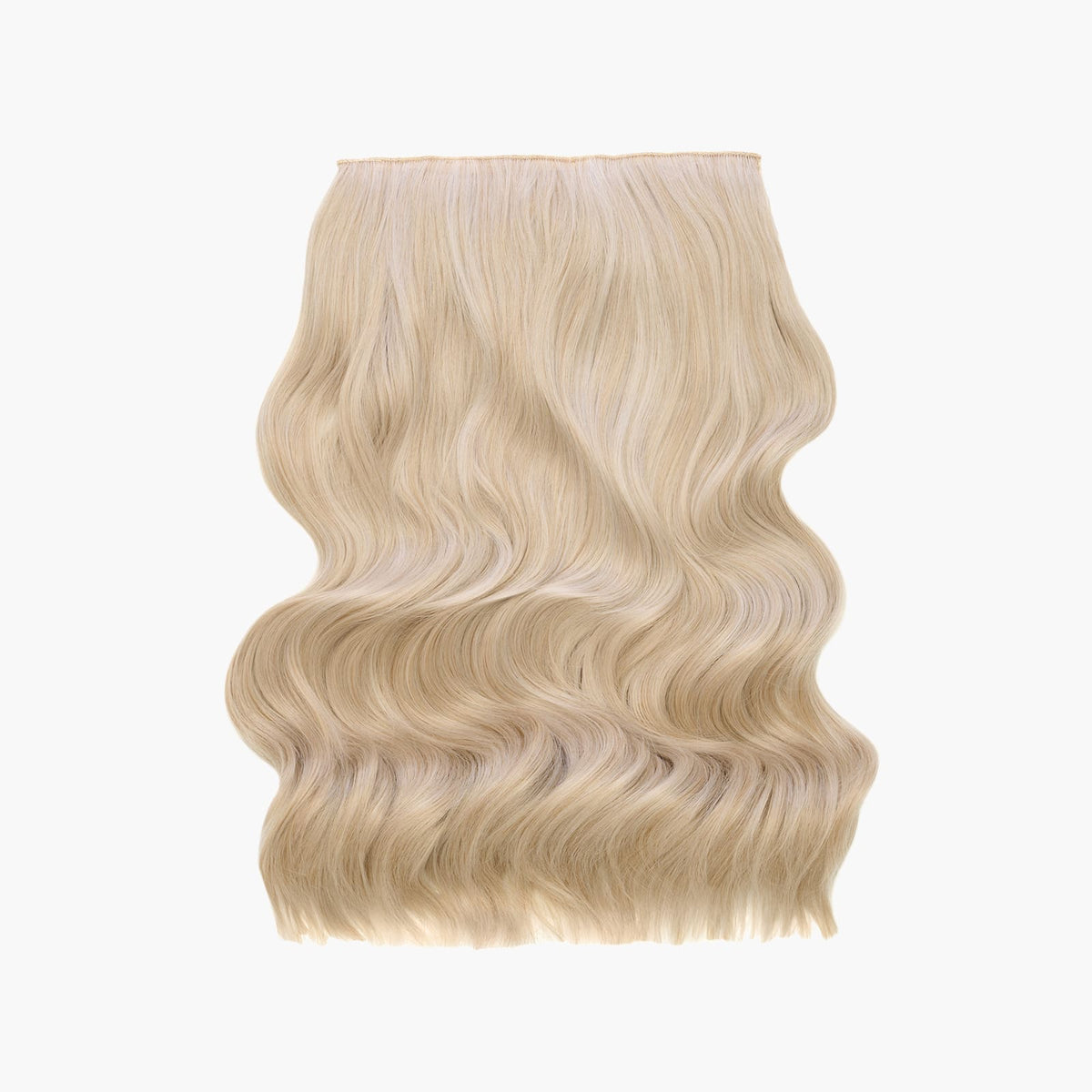 Stranded 20" One Piece Wand Wave Clip-in Hair Extension in Pearl Moon (#111)