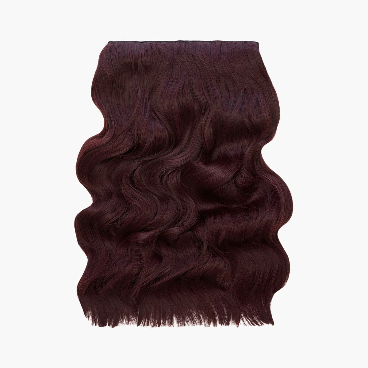 Stranded 20" One Piece Wand Wave Clip-in Hair Extension in Plum Blossom (#99J)
