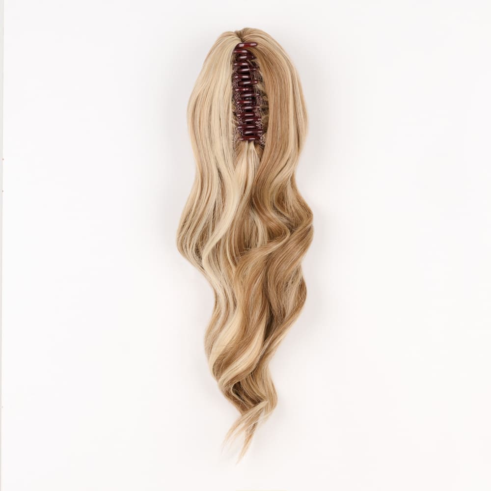 Stranded Medium Wand Wave Clip-in Ponytail #10/613 Camelia