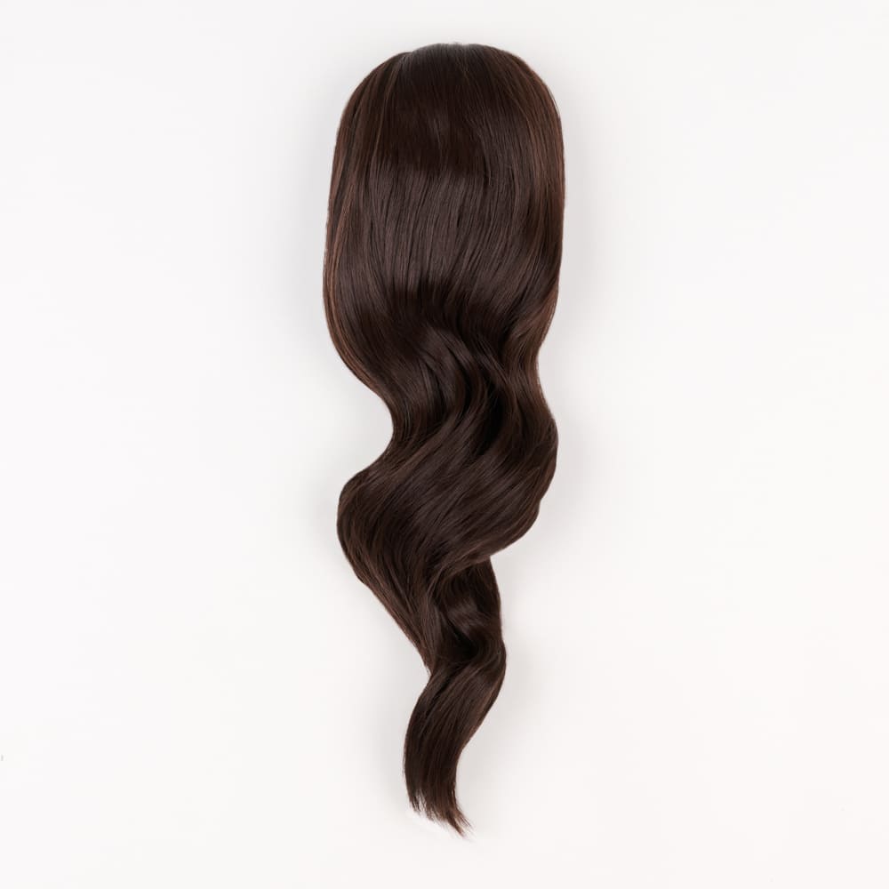 Stranded Medium Wand Wave Clip-in Ponytail #4 Chocolate Dahlia