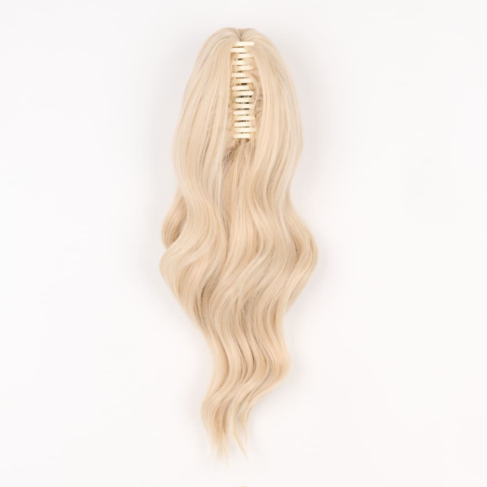 Stranded Medium Wand Wave Clip-in Ponytail #1001 Polar Star