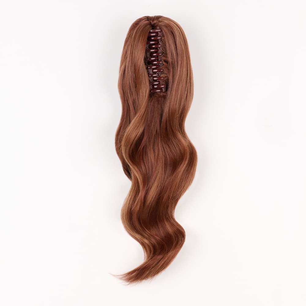 Stranded Medium Wand Wave Clip-in Ponytail #33/30 Sunrose