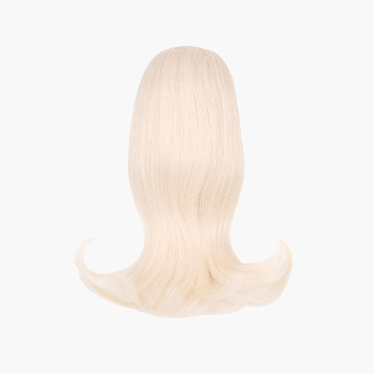Stranded Short Swoop Ponytail in White Lily (#600)