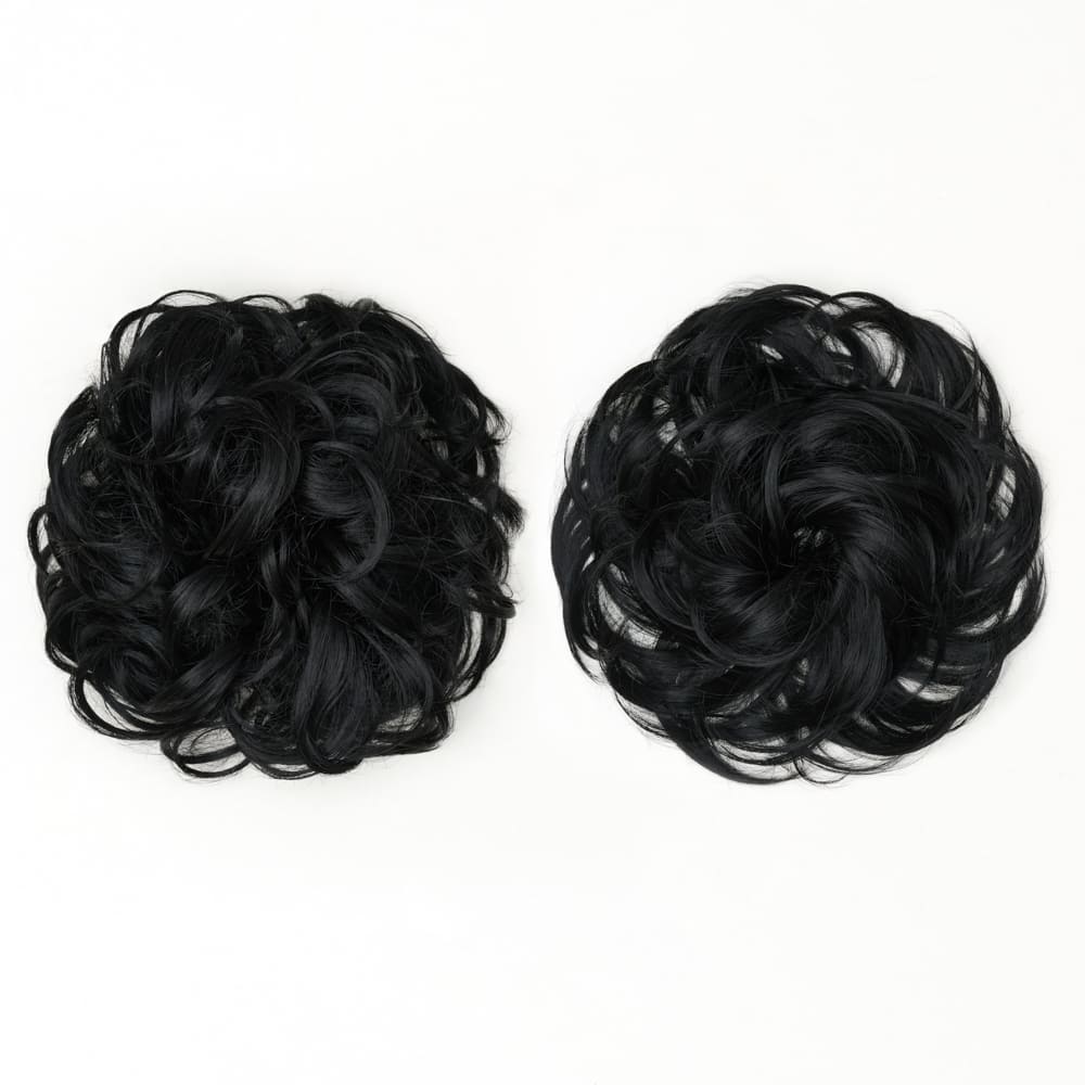 Stranded Messy Scrunchie Bun - Duo Pack - Curly & Flicky Styles