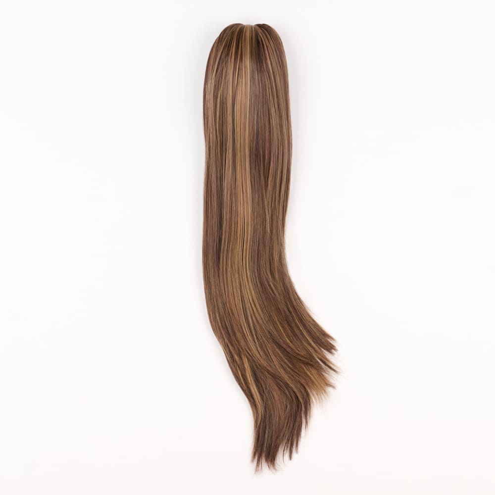 Stranded Long Straight Clip-in Ponytail - Colour #4/27 Coral Bells