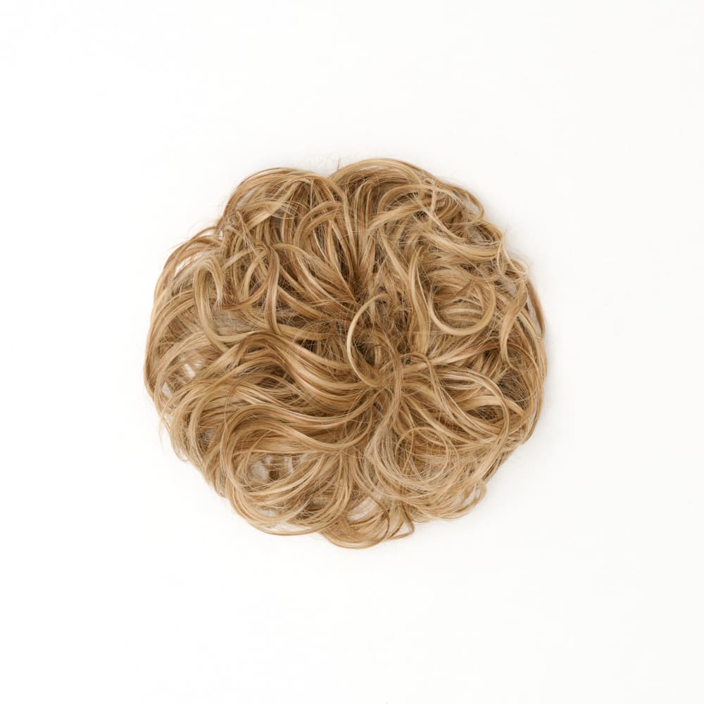 Stranded Curly Hair Messy Bun Scrunchie #10/16/22 Ballerina Musk