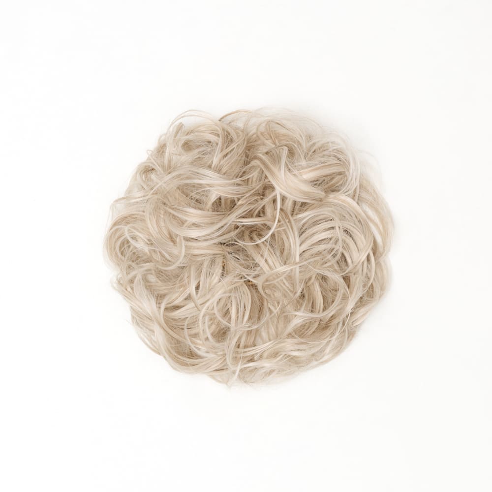 Stranded Curly Hair Messy Bun Scrunchie #112/600 Luna Sky