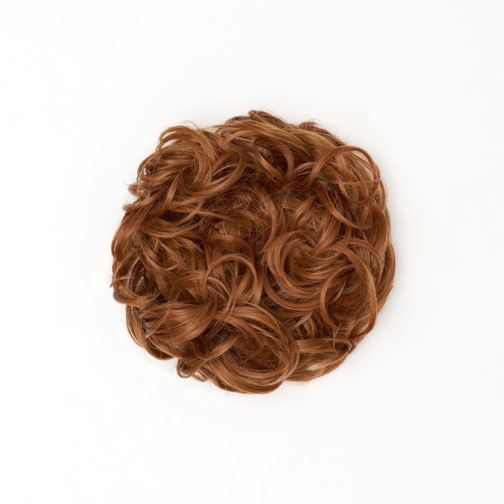 Stranded Curly Hair Messy Bun Scrunchie #30 Primrose