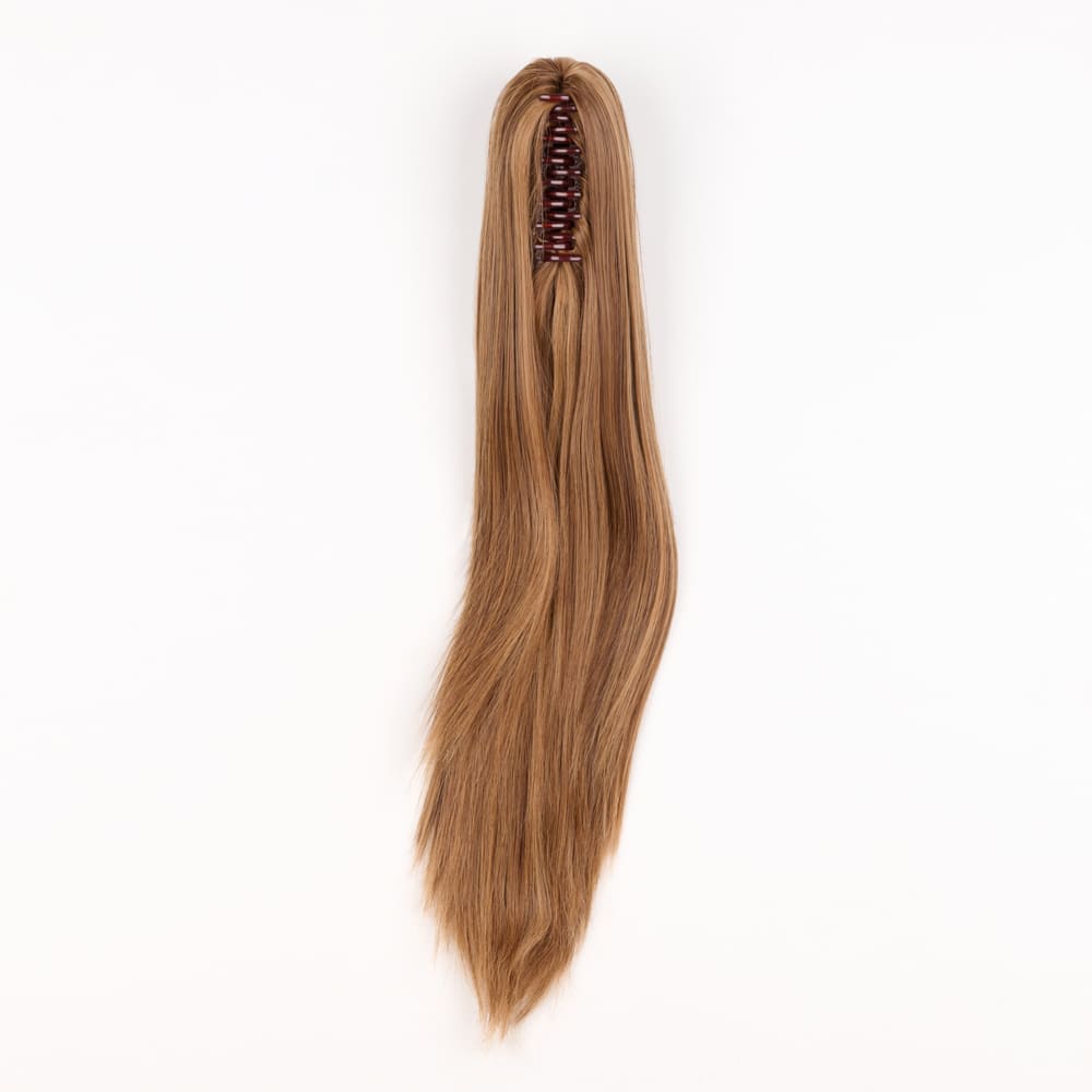 Stranded Long Straight Clip-in Ponytail #6/27 Honey Blush