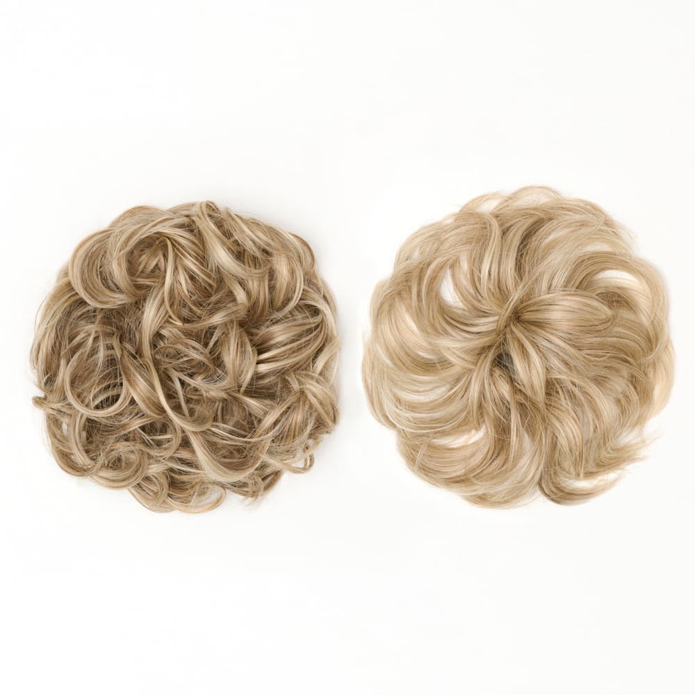 Stranded Messy Scrunchie Bun - Duo Pack - Curly & Flicky Styles #18/22 Iris