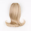 12 Inch Short Clip-in Ponytail Extension on a claw clip attachment in colour Mixed Blonde