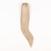 20 Inch Long Straight Claw Clip-on Ponytail in a Mixed Blonde Colour