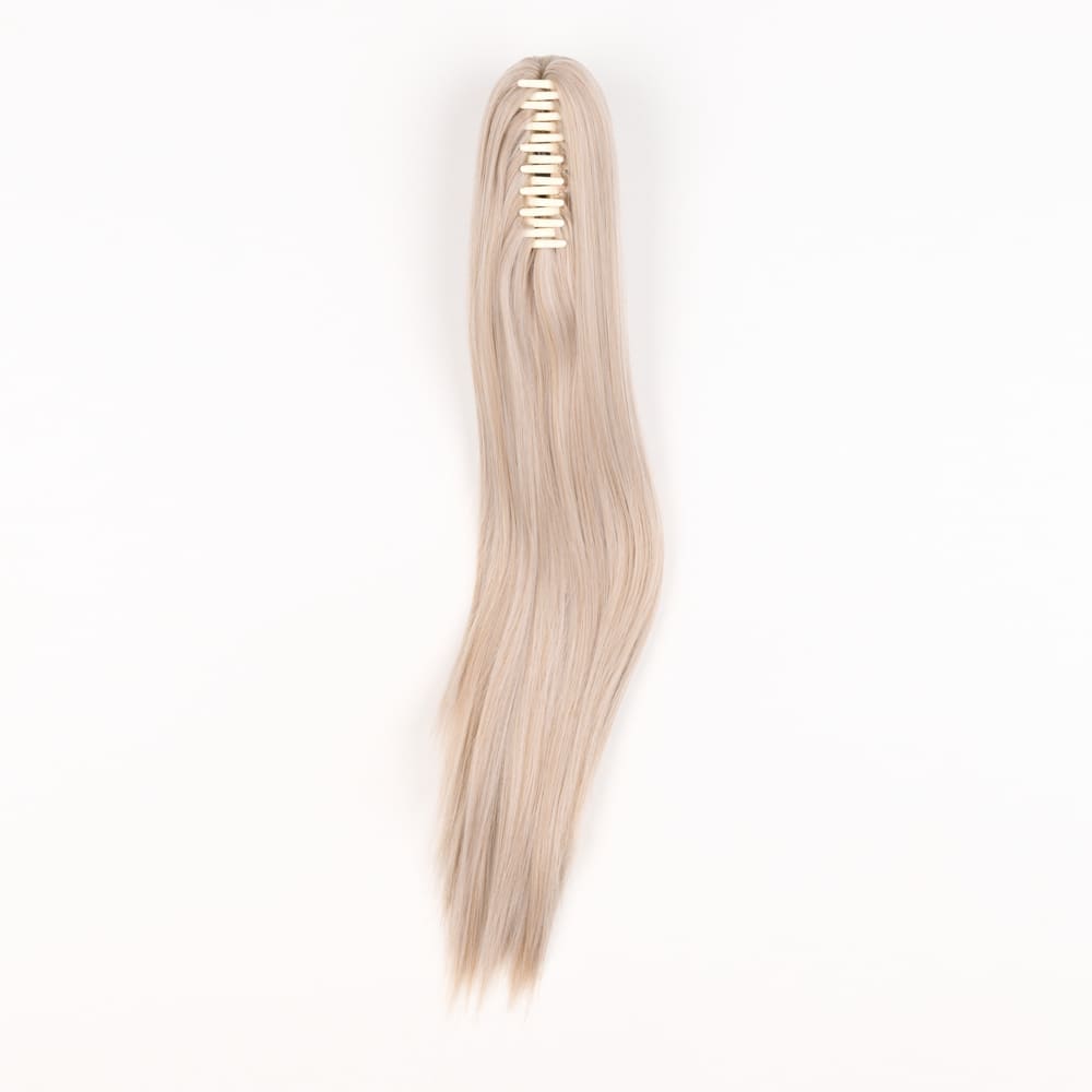 Stranded Long Straight Clip-in Ponytail #111 Pearl Moon