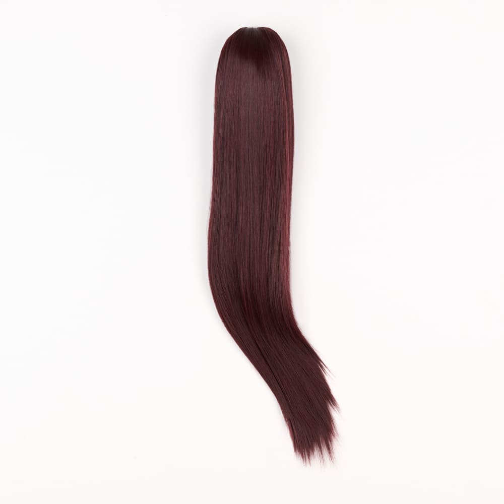 Stranded Long Straight Clip-in Ponytail #99J Plum Blossom